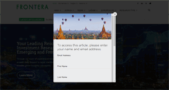 Desktop Screenshot of frontera.net